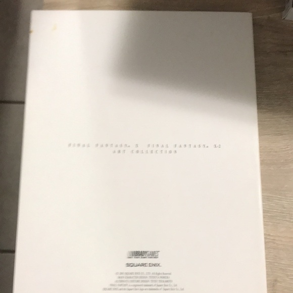 VINTAGE 2003 FINAL FANTASY X & X-2 ART COLLECTION BOOK - Picture 2 of 8